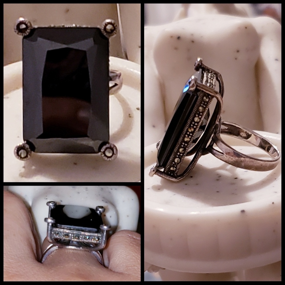 Black Obsidian Ring